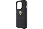 Mobil - Covers & Cases - Ferrari Quilted Metal Logo iPhone 15 Pro Case - Black - 3666339171056