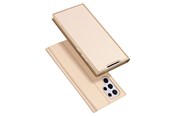 Mobil - Covers & Cases - Dux Ducis Skin Pro Holster Case Flip Cover Samsung Galaxy S22 Ultra Gold - 6934913044117