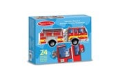 Puslespil - Melissa & Doug 24 Pcs Floor Puzzle Giant Fire Engine Floor - 6073517