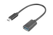 USB kabel - Lanberg - USB-C adapter - USB-C to USB Type A - 15 cm - AD-UC-UA-04