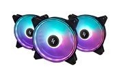 Kabinet Køler - Chieftec Chieftronic Nova NF-1225RGB - Kabinet køler - 120mm - Sort - NF-3012-RGB