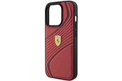 Mobil - Covers & Cases - Ferrari Twist Metal Logo Case for iPhone 15 Pro - Red - 3666339170974