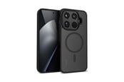 Mobil - Covers & Cases - CRONG Hybrid Matte Magnetic - Xiaomi 15T Pro MagSafe Case (Black) - CRGHMMXM15TPBLK