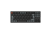 Tastatur - Keychron V3 Ultra 80% 8K Wireless Tri-Mode - POM Red - Gaming Tastatur - Uden Numpad - Nordisk - Sort - V3U-D1-BO