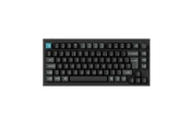 Tastatur - Keychron Q1 Ultra 75% 8K Wireless Tri-Mode - POM Brown - Gaming Tastatur - Uden Numpad - Nordisk - Sort - Q1U-M3-BO