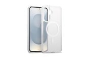 Mobil - Covers & Cases - CRONG Hybrid Matte Magnetic - MagSafe Case Samsung Galaxy S25 (White) - CRGHMMSGS25WHT