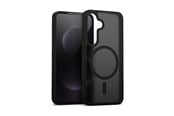 Mobil - Covers & Cases - CRONG Hybrid Matte Magnetic - MagSafe Case Samsung Galaxy S25 FE (Black) - CRGHMMSGS25FEBLK