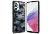 Mobil - Covers & Cases - Ringke  Fusion Matte Case Cover with Gel Frame Samsung Galaxy A73 Black - 8809848205378