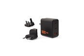 Mobil - Adaptere & Opladere - UAG SRGE 100W 3Port 2USB-C - 1USB-A Wall Charger WW Black - 9B443811V4040