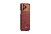 Mobil - Covers & Cases - PITAKA Ultra-Slim Case - Monogram-Gold/Red - iPhone 17 Pro Max - KI1702PTKP