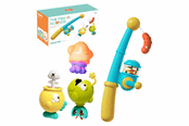 Babylegetøj - Fresh Kid Tub Fun! Fishing set 4 parts - 3504