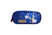 Skoletilbehør - Vadobag Sonic Still Unstoppable Pencil Case 2-Compartment - Blue - 155-01309