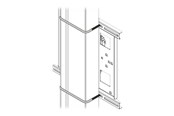 Vægbeslag, AV-Beslag & AV-Møbler - Chief Square 8" x 6" U-Bolt Set - Mounting Component - Maks - Maks størrelse - FCAVCSU80