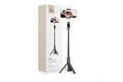 Mobil - Andet Tilbehør - Tech-Protect  L05S Bluetooth Selfie Stick with Tripod up to 105cm with LED Lamp - Black - 5906203690381