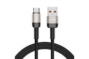 USB kabel - Tech-Protect  UltraBoost Evo Cable USB-C / USB-A 100W 5A 2m - Titanium - 5906203690756