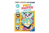 Puslespil - Ravensburger - Funny Animals Mix & Match - 10105137