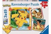 Puslespil - Ravensburger Pokémon 3x49p - 5+ - 12004062