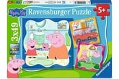 Puslespil - Ravensburger Peppa Pig 3x49p - 5+ - 12004288