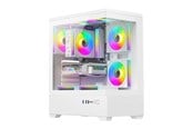 Kabinet - Darkflash C365 Computer Case + 5 Fans - Kabinet - Hvid - C365 WHT +5F