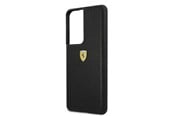 Mobil - Covers & Cases - Ferrari On Track Perforated Case for Samsung Galaxy S21 Ultra - Black - 3700740496442