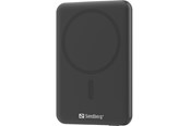 Powerbank - Sandberg SemiSolidState Magnet Powerbank 5000 Powerbank - Sort - 5000 mAh - 421-50