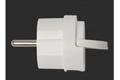 Afbrydermateriel - Pro Stikprop vinkel schuko mini, hvid - 30-081-1