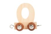 Trælegetøj - Small Foot - Wooden Letter Train - O - 12 pieces - 7474-display12