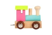 Trælegetøj - Small Foot - Wooden Letter Train Locomotive Colored - 12 pieces - 7894-display12