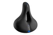 Cykeltilbehør - Rockbros AQ-6090B bicycle saddle - black and blue - Rockbros-AQ-6090B