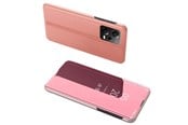 Mobil - Covers & Cases - Hurtel Clear View Case for Xiaomi Redmi Note 12 5G / Poco X5 5G Flip Cover Pink - 9145576276037