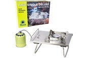 Grill og tilbehør - Meva Camping Gas Camping Stove SINGLE DELUXE 5kW - 8590584573738