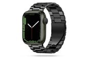 Smartwatch - Tilbehør - Tech-Protect Stainless Bracelet for Apple Watch 4 / 5 / 6 / 7 / 8 / 9 / SE / Ultra 1 / 2 (42 / 44 / 45 / 49 mm) - Black - 5906735412796