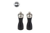 Køkkentilbehør - Peugeot Fidji Set of Salt and Pepper Mills in Wood and Stainless Steel Black 15 cm - 2/1713200
