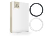Mobil - Andet Tilbehør - Tech-Protect MagMat MagSafe Universal Magnetic Ring - Black / Silver (2 pcs) - 9589046921544