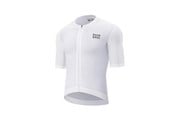 Cykeltilbehør - Rockbros 15200025 Short Sleeve Cycling Jersey Size L - White - Rockbros-15200025011