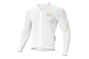 Cykeltilbehør - Rockbros YDCX008 Diamond Long Sleeve Cycling Jersey Size L - White - Rockbros-15200026011