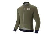 Cykeltilbehør - Rockbros YDWT014 Winter Fleece Double Layer Cycling Jacket Size L - Green - Rockbros-15420021010