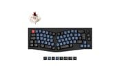 Tastatur - Keychron Q8 QMK Wired 65% Alice Layout - Gateron G Pro Brown - Ergonomisk tastatur - Nordisk - Sort - Q8-M3-BO