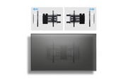 Vægbeslag, AV-Beslag & AV-Møbler - StarTech.com Startech mounting kit - articulating - for flat panel - low profile VESA 600x400 45Kg - black silver - TAA Compliant - Maks 45 kg - Maks størrelse 65" - 65SAP2-TV-WALL-MOUNT