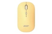Mus - Acer AMR130 - mouse - 2.4 GHz Bluetooth 5.2 - yellow - Mus - Optisk LED - 4 knapper - Gul - GP.MCE11.04B