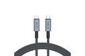 USB kabel - Tech-Protect UltraBoost Max USB-C 4.0 / USB-C 4.0 PD 240W 8K 40Gbps 2m Cable - Grey - 5906302308996