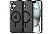 Mobil - Covers & Cases - Tech-Protect MagMat MagSafe Case for iPhone 16 - Black - 5906302311088