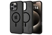 Mobil - Covers & Cases - Tech-Protect MagMat MagSafe Case for iPhone 16 Pro Max - Black - 5906302311118