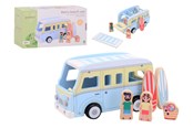 Trælegetøj - Jouéco Retro beach van with accessories - 263-80154