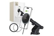 Mobil - Adaptere & Opladere - Tech-Protect A2 Car Phone Holder with MagSafe 15W Inductive Charger for Cockpit - Black - 9589046926723