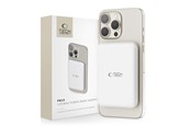 Powerbank - Tech-Protect LifeMag PB10 Power Bank with MagSafe 5000mAh 15W USB-C Port - White + USB-C Cable Powerbank - Hvid - 5000 mAh - 9589046926709