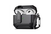 Mobil - Covers & Cases - Tech-Protect X-Carbo Case for AirPods Pro 1 / 2 - Black - 9490713928080