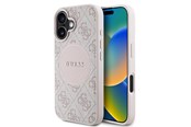 Mobil - Covers & Cases - GUESS 4G Circle Classic Logo MagSafe iPhone 16 Case - Pink - 3666339426774