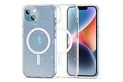 Mobil - Covers & Cases - Tech-Protect FlexAir Hybrid MagSafe Case for iPhone 13 / 14 - Clear Glitter - 9490713930908