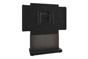 Vægbeslag, AV-Beslag & AV-Møbler - Middle Atlantic Forum stand - for LCD display / video conferencing system - 48" 2-bay dark finish - asian night black charcoal grey - TAA Compliant - Maks 68 kg - Maks størrelse 65" - FM-DS-4875FS-BA3B